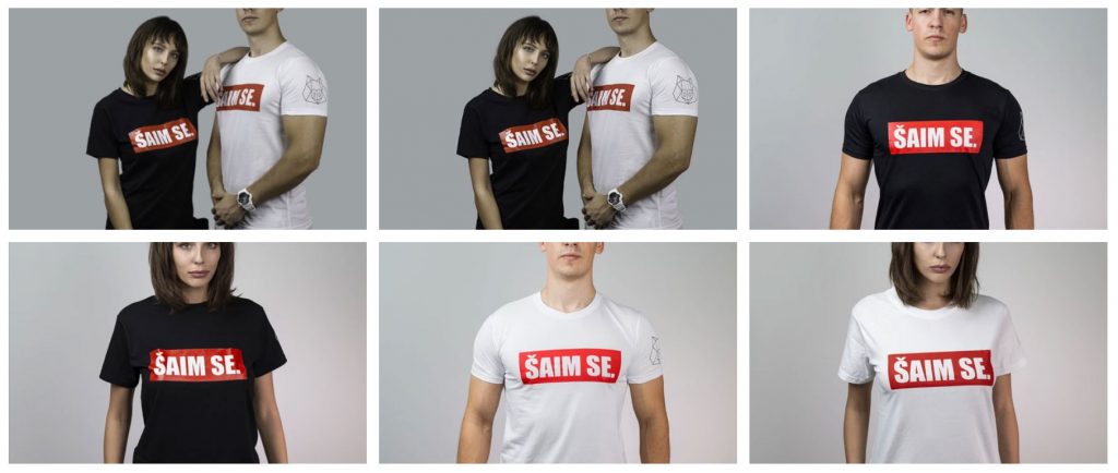 2 kombinacije saim se baka prase majica