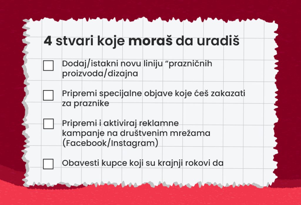 ceklista za praznike