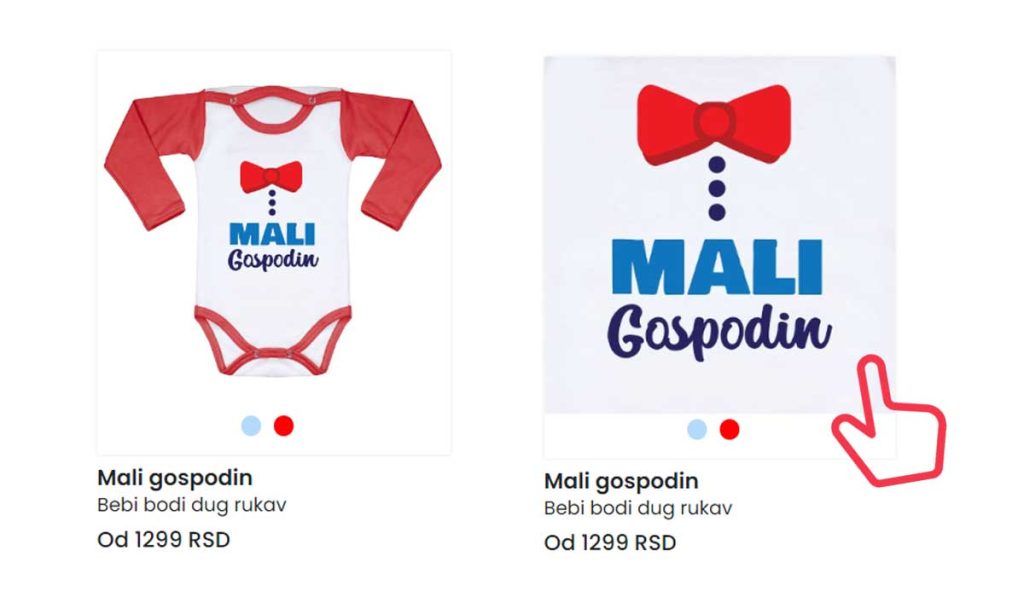 opcija zumiranja proizvoda - zumiranje proizvoda prikaz